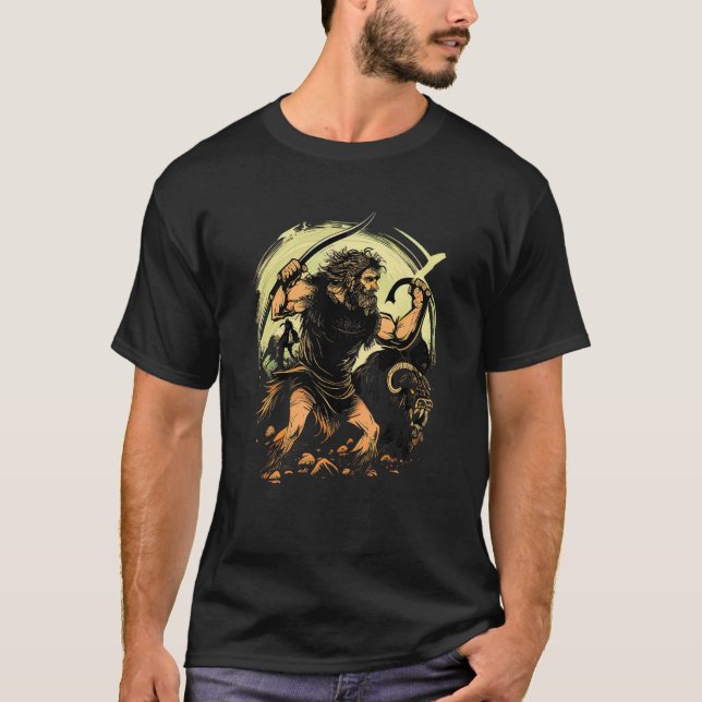 Camiseta Cavaleiro Caçando Bestas (Frente)