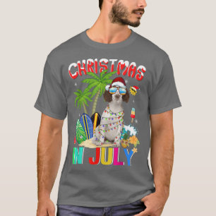 Camiseta Cavaleiro Cavalier King em Santa Hat
