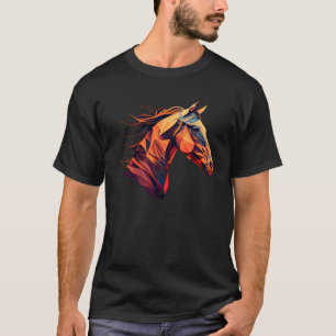 Camiseta Cavaleiro Cavalo Lindo Rodeio Ocidental Cowgirl