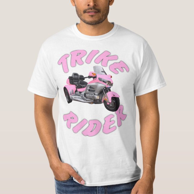 Camiseta Cavaleiro cor-de-rosa de Trike (Frente)