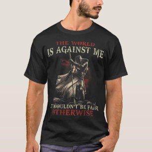 Camiseta Cavaleiro Cruzado Guerreiro Templário de Deus Seja