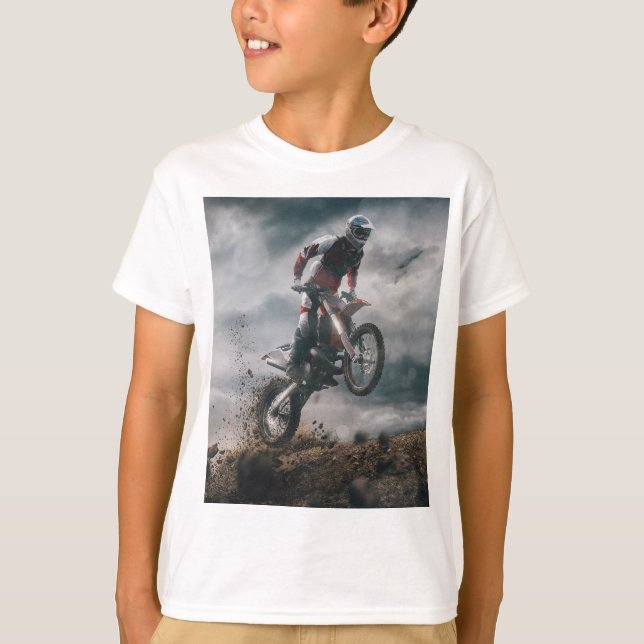 Camiseta Cavaleiro-da-motocross (Frente)