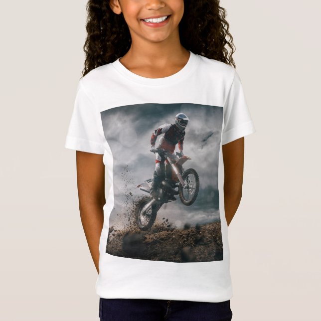 Camiseta Cavaleiro-da-motocross (Frente)