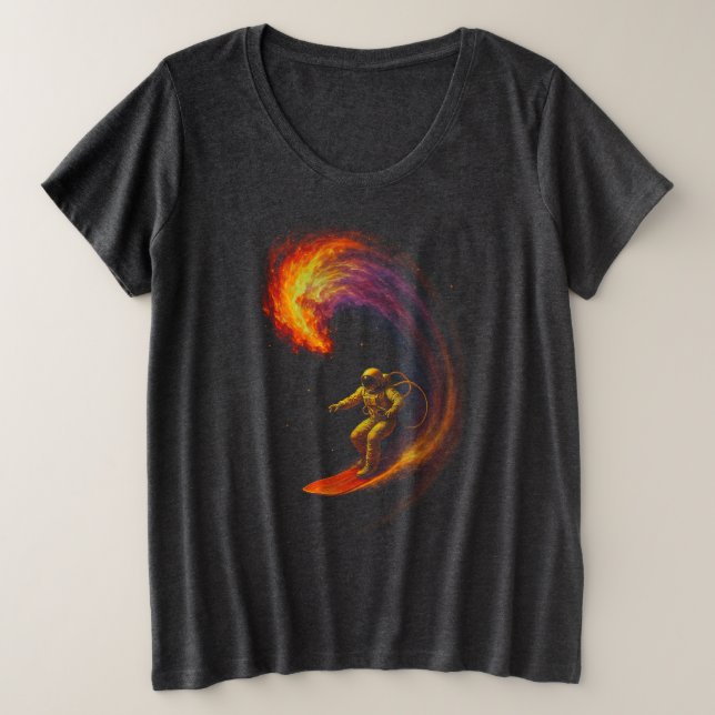Camiseta Cavaleiro da Onda Cósmica (Frente do Design)