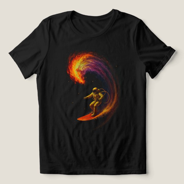 Camiseta Cavaleiro da Onda Cósmica (Design frontal)