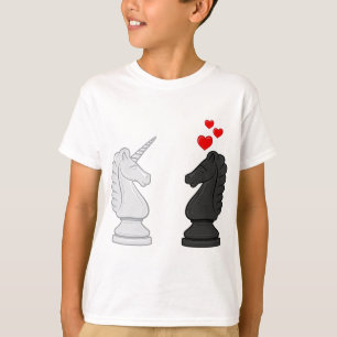Camiseta Cavaleiro da xadrez do unicórnio