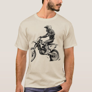 Camiseta Cavaleiro de bicicleta de diafragma