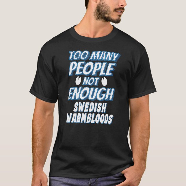 Camiseta Cavaleiro de Cavalo de Warmblood (Frente)
