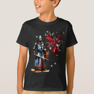 Camiseta Cavaleiro de Conto de Fadas Armadura de Cavaleiro