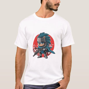 Camiseta Cavaleiro de Hedgehog (2)