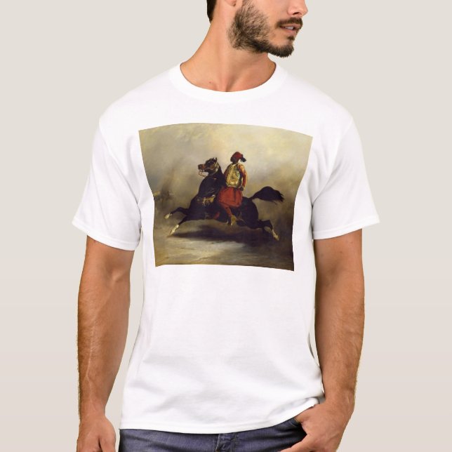 Camiseta Cavaleiro de Nubian no galope (Frente)