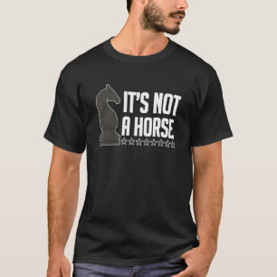 Camiseta Cavaleiro de Xadrez Engraçado Não É Um Cavalo !