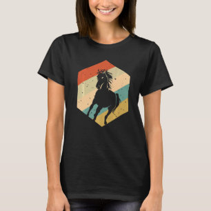 Camiseta Cavaleiro do Amor com Cavalo Retroativo das Mulher
