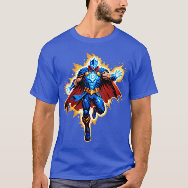 Camiseta Cavaleiro do Arco Celestial – Ascensão de Energia  (Frente)