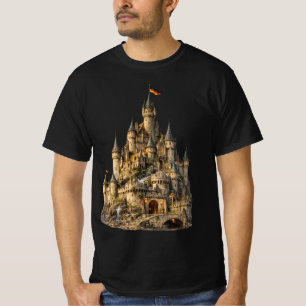 Camiseta Cavaleiro do Castelo Medieval Fantasia Histórica M