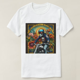 Camiseta "Cavaleiro do Crânio: Uma Corrida Negrito Através