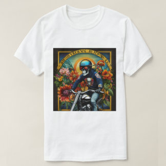Camiseta "Cavaleiro do Crânio: Uma Corrida Negrito Através