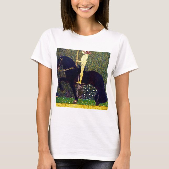 Camiseta Cavaleiro Dourado, Gustav Klimt (Frente)