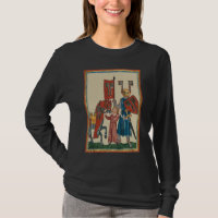 Cavaleiro e Esquadrão, Arte Medieval do Século 14