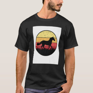Camiseta Cavaleiro Equestre Amante de Cavalos Gráfico Retro
