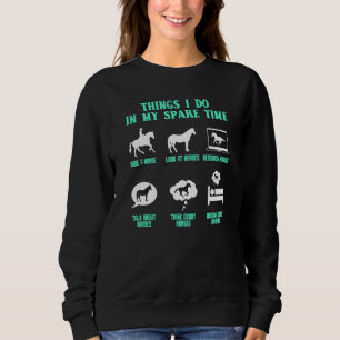 Camiseta Cavaleiro Equestre Dizendo Pensem Sobre Cavalos _
