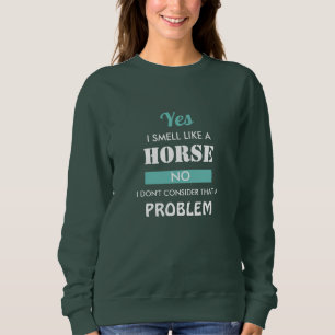 Camiseta Cavaleiro Equestre Engraçado Sim Eu Cheiro Como U