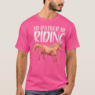Camiseta Cavaleiro, Eu Preferencialmente Andando Sobre Cava