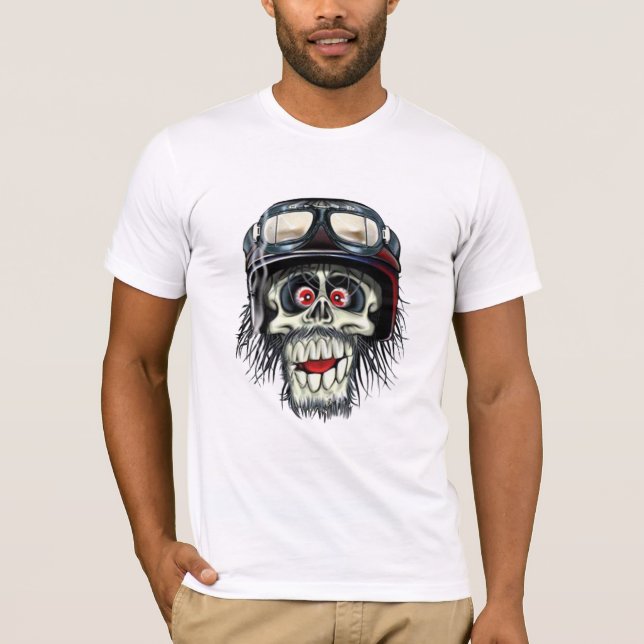 CAMISETA CAVALEIRO FÁCIL VELHO MAS FELIZ (Frente)