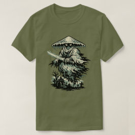 Camiseta Cavaleiro Fantasma Cogumelo Ronin — Guerreiro Espí