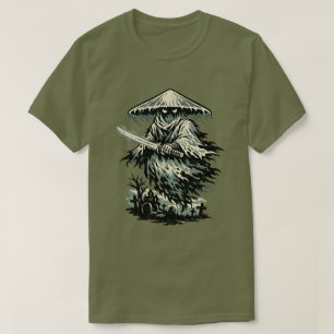 Camiseta Cavaleiro Fantasma Cogumelo Ronin — Guerreiro Espí