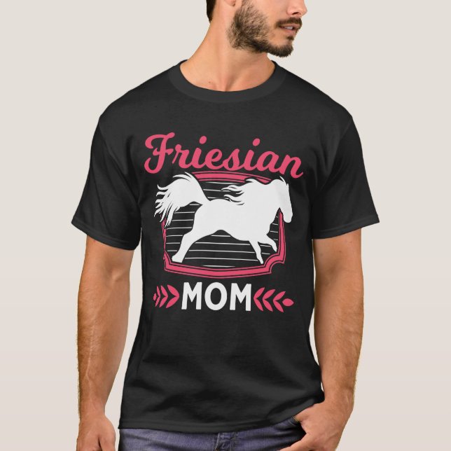 Camiseta Cavaleiro Frasiano de Cavalo Frísia (Frente)