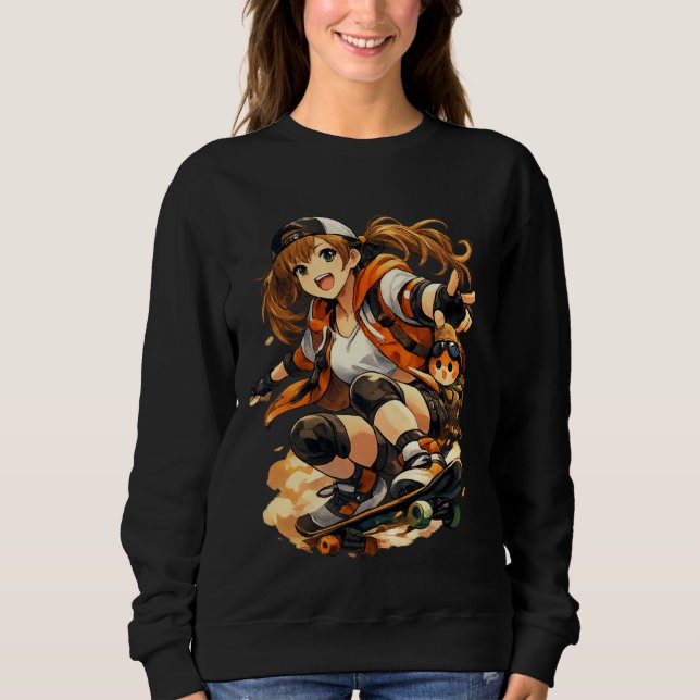 Camiseta Cavaleiro Laranja Skate Quest (Frente)