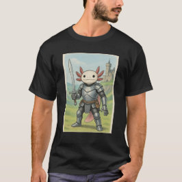 Camiseta Cavaleiro Medieval Axolotl
