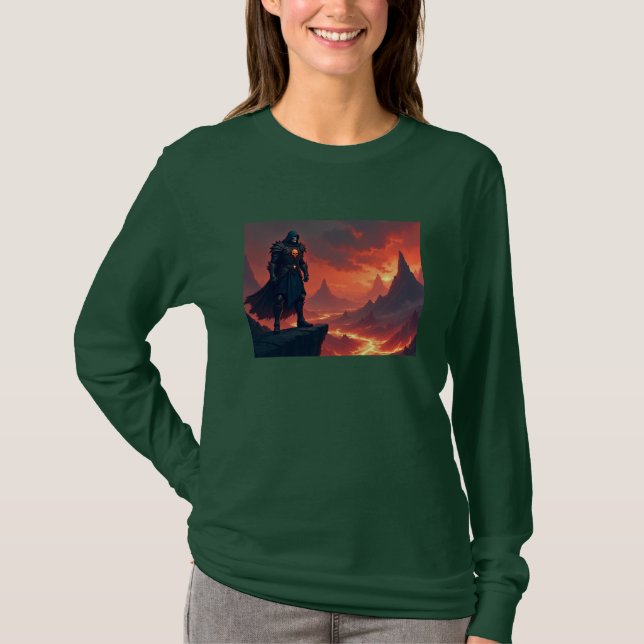 Camiseta Cavaleiro Negro da Chama (Frente)
