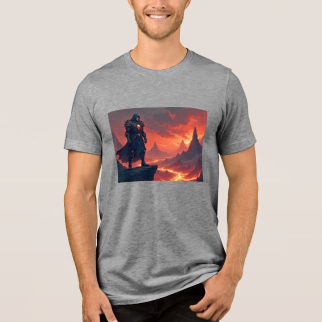Camiseta Cavaleiro Negro da Chama (Frente)