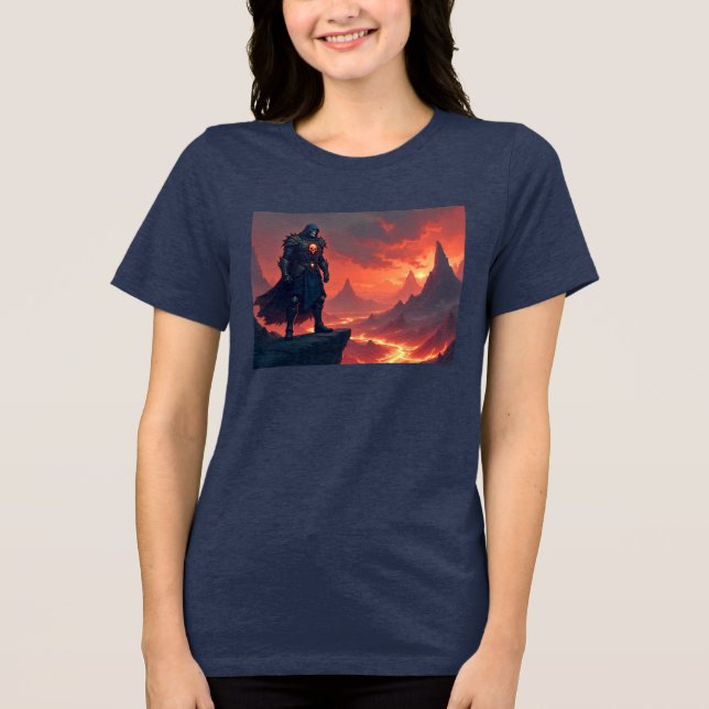 Camiseta Cavaleiro Negro da Chama (Frente)