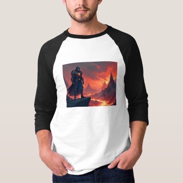 Camiseta Cavaleiro Negro da Chama (Frente)