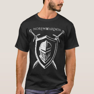 Camiseta Cavaleiro Northwarden Capacete Escudo Espada RPG G