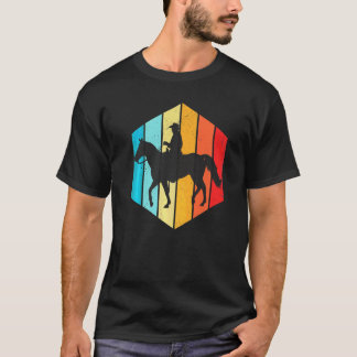 Camiseta Cavaleiro Ocidental Reining Quarter Horse Parada D