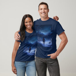 Camiseta Cavaleiro Pensivo da Terra das Maravilhas do Inver