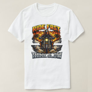 Camiseta Cavaleiro Rapido Pense Devagar