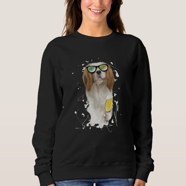 Camiseta Cavaleiro Rei Charles Spaniel Funny (Frente)