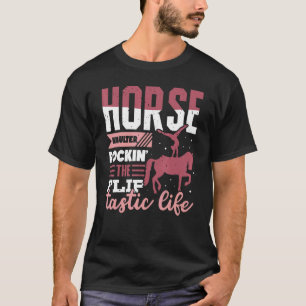 Camiseta Cavaleiro Saltador Balançando A Vida Flip Tástica