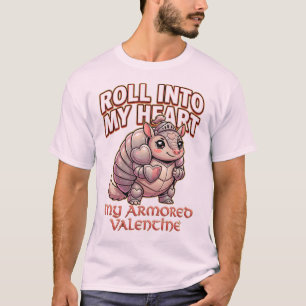 Camiseta Cavaleiro Tatu Fofo de São Valentim – Role Para Me