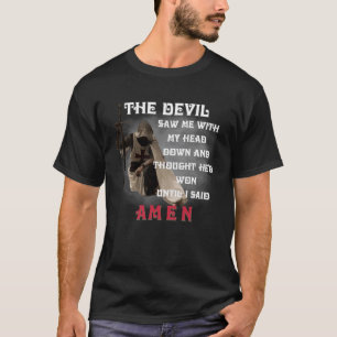 Camiseta Cavaleiro Templário De Fé Eu sou O Filho De Um Rei