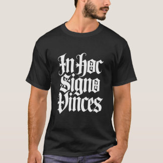 Camiseta Cavaleiro Templário Gótico in Hoc Signo Vinces