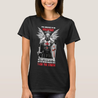 Camiseta Cavaleiro Templário Sussurros Do Destino Ao Cristo