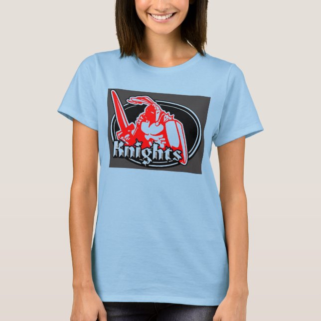 Camiseta Cavaleiros, as senhoras se prendem (Frente)