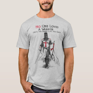 Camiseta Cavaleiros Cruzados Templários Guerreiros Deus