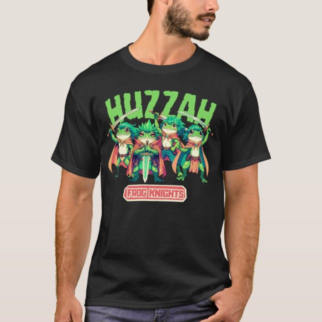 Camiseta Cavaleiros do Sapo Huzzah (Frente)